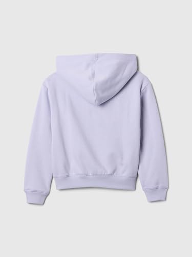 GAP Girls Logo Hoodie Hooded Full Zip Sweatshirt Cosmic Sky Purple 15-3 S