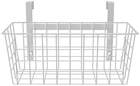 MaraFansie Basket with Hook, Grid Storage Basket, Over the Cabinet Door