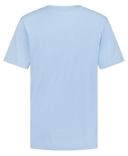 Nautica Boys' Short Sleeve Solid Crew Neck T-Shirt, Soft, Comfortable, Relaxed Fit, Blue Bell