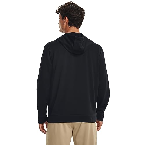 Under Armour mens Armour Fleece Big Logo Hoodie, (001) Black / / Black, X-Small