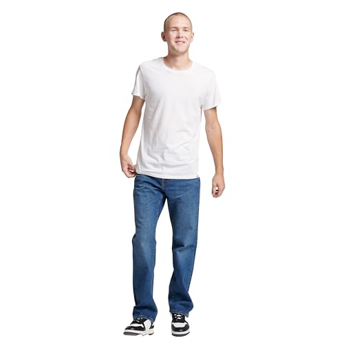 Russell Athletic Mens Cotton Performance Short Sleeve T-Shirt T Shirt, White, Medium US