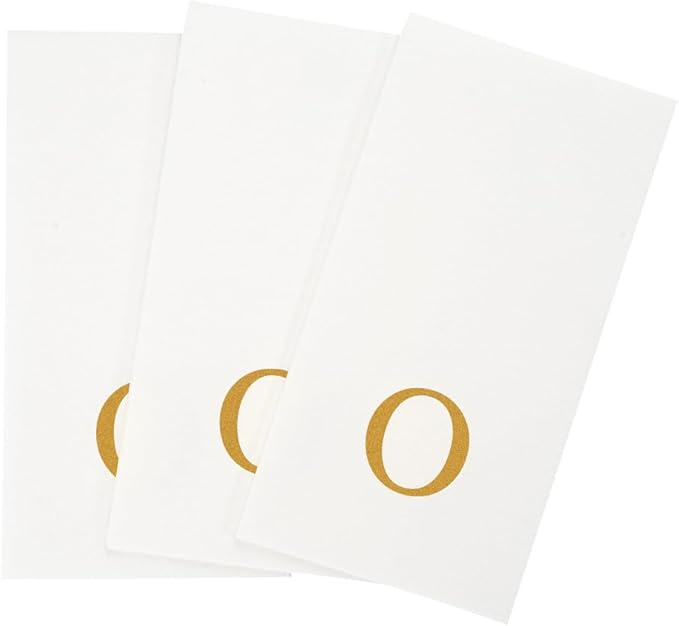 Luxenap 15.8 X 7.9 Inch Linen-Feel Guest Towels, 2000 Lettered Hand Towels