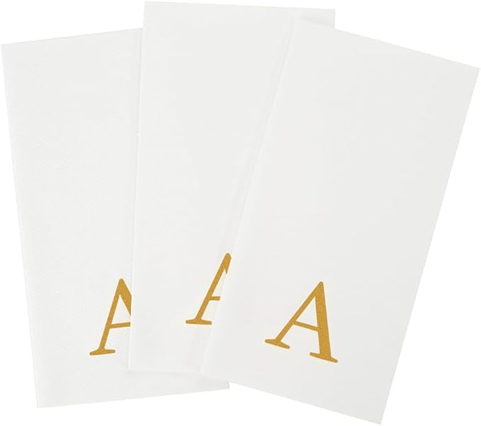 Luxenap 15.8 X 7.9 Inch Linen-Feel Guest Towels, 2000 Lettered Hand Towels