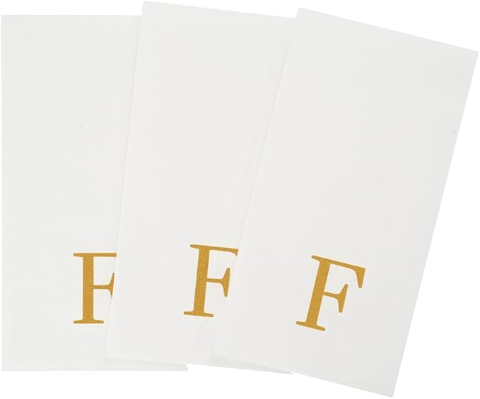 Luxenap 15.8 X 7.9 Inch Linen-Feel Guest Towels, 2000 Lettered Hand Towels