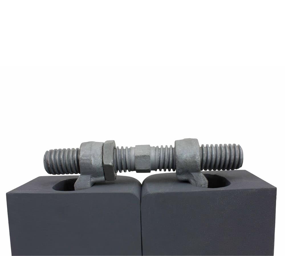 Mytee Products SEA RAIL Shipping Container Bridge Fittings Clamp- 380 mm Clamp (4 Pack)
