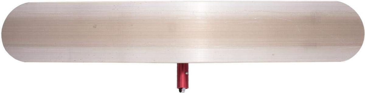 MARSHALLTOWN QLT 48 Inch Magnesium Bull Float with Rock-It 2.0 Bracket, Extruded Alloy Blade, Round End, Concrete Bull Float for Finishing, Concrete Tools, Made in USA, MB48RR