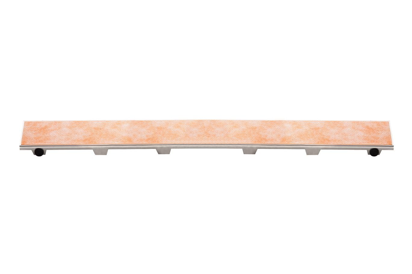 Schluter Kerdi-Line Frameless Grate Assembly for Ceramic & Stone Tiles - Use with Center Outlet Channel Body - Tile Design, 32" Length - KL1DRE80
