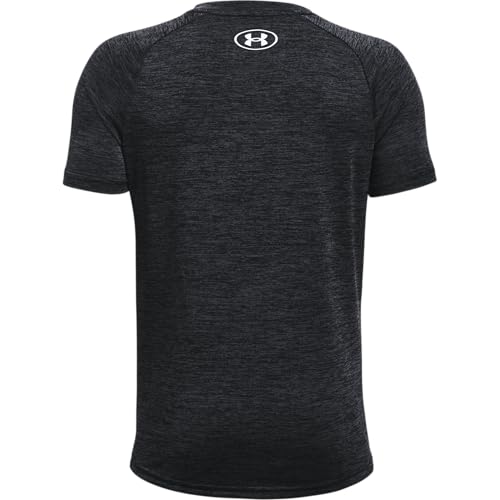 Under Armour Boys Tech 2.0 Short-Sleeve T-Shirt , Black (001)/White , Small