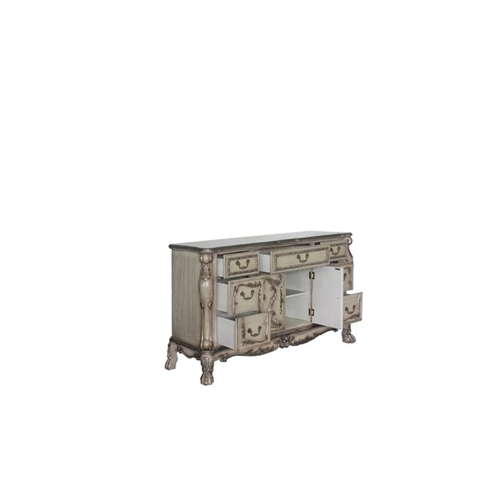 Acme Dresden Dresser in Vintage Bone White