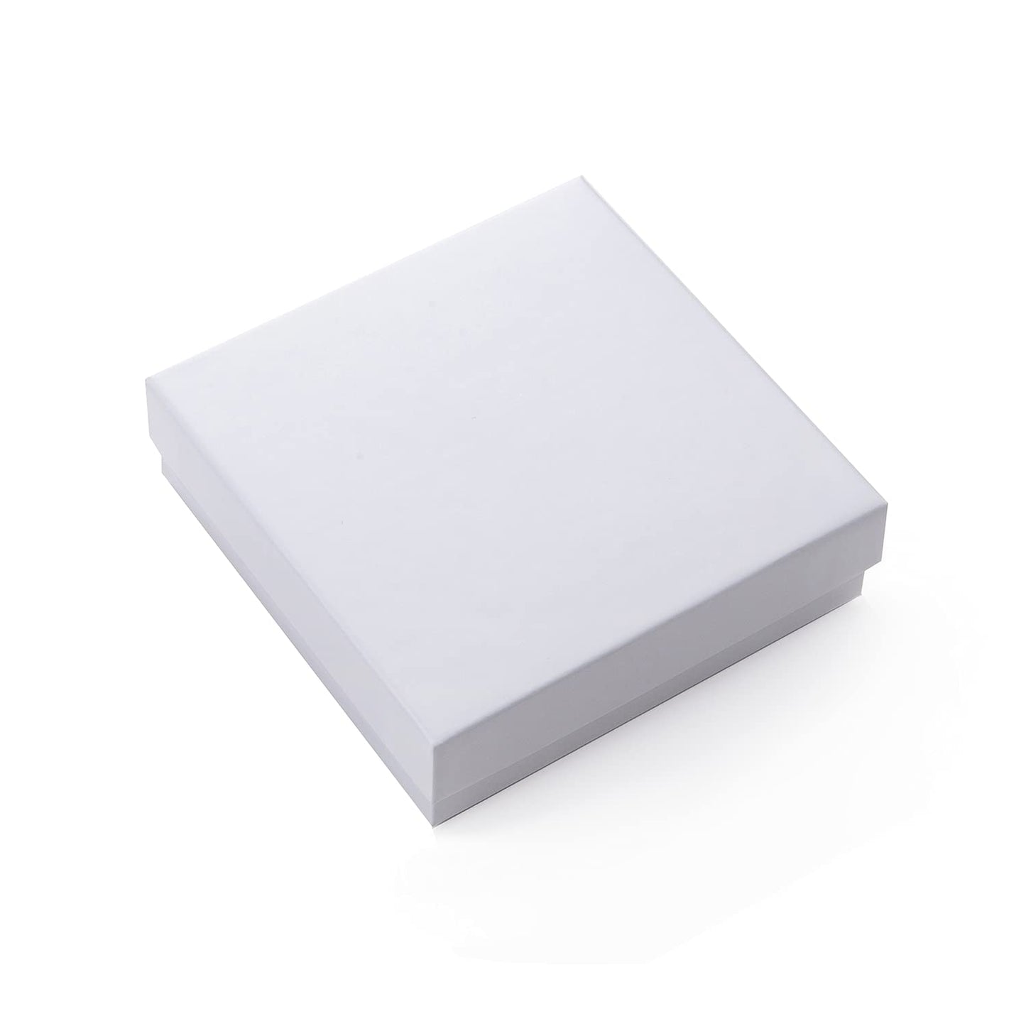 GEFTOL Jewelry Gift Boxes 40 Pack 3.5x3.5x1 Inch Cardboard Jewelry Boxes,Small Gift Boxes for Jewelry Earrings Necklaces Handmade Bangles Bracelets(White)