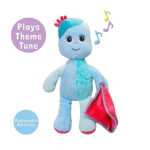 In The Night Garden Iggle Piggle Talking Teddy Bear, Cbeebies Cute & Sensory toys. Comforting sounds. Kids Toys and Baby toys 0-6 months, Blue