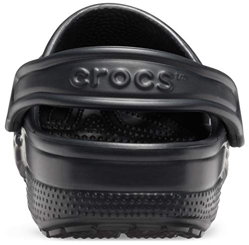 Crocs Unisex Classic Clogs Clogs, Black,11 UK Men/ 12 UK Women