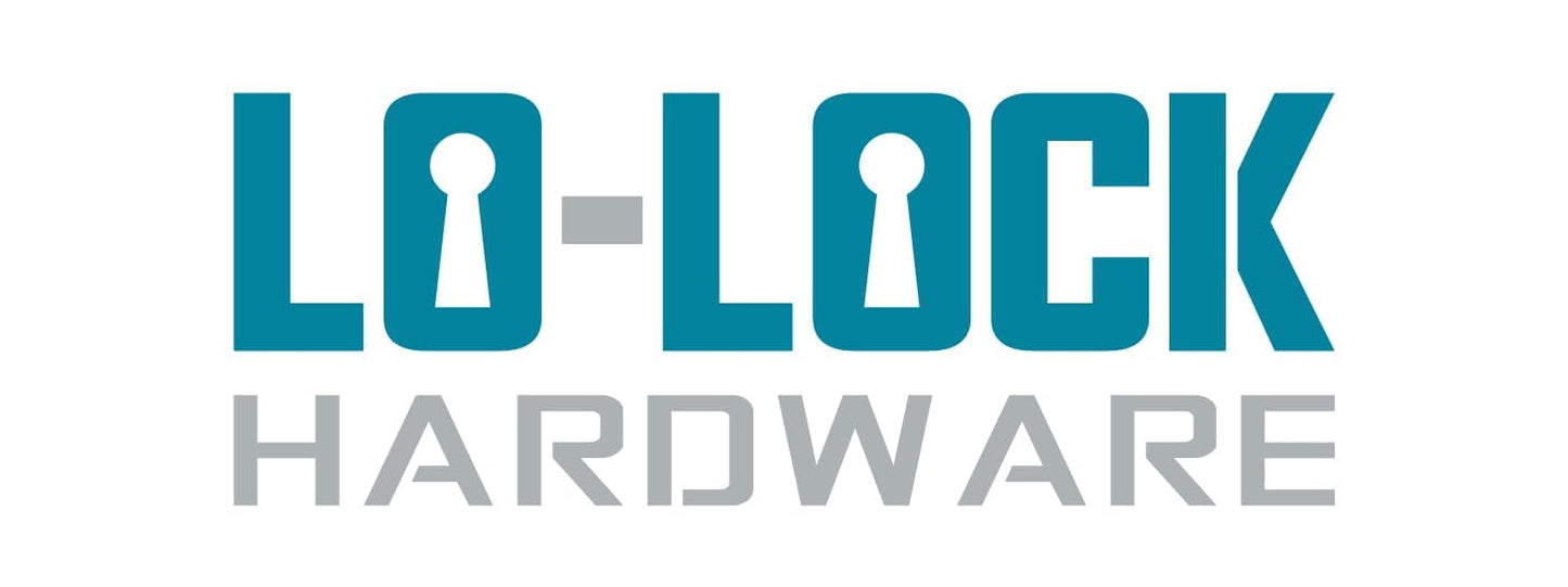 LO-LOCK HARDWARE Heavy Duty Designer Commercial Deadbolt (Single Cylinder Lock, Satin Chrome, 26D) Non-Handed, Grade 2 Industrial - UL 3 Hour Fire Rated & ADA Compliant | Wood or Metal Doors
