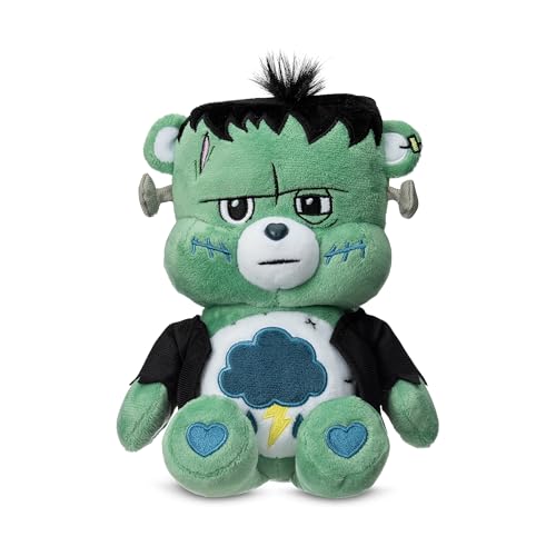 Care Bears Basic Fun, Grumpy as Frankenstein, Universal Monsters 22cm Plush, Cuddly Toys for Children, Cute teddy bear, Suitable for Girls and Boys Ages 4+