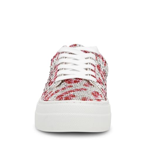 Betsey Johnson Women's Sidny Sneaker, Candy Canes, 6