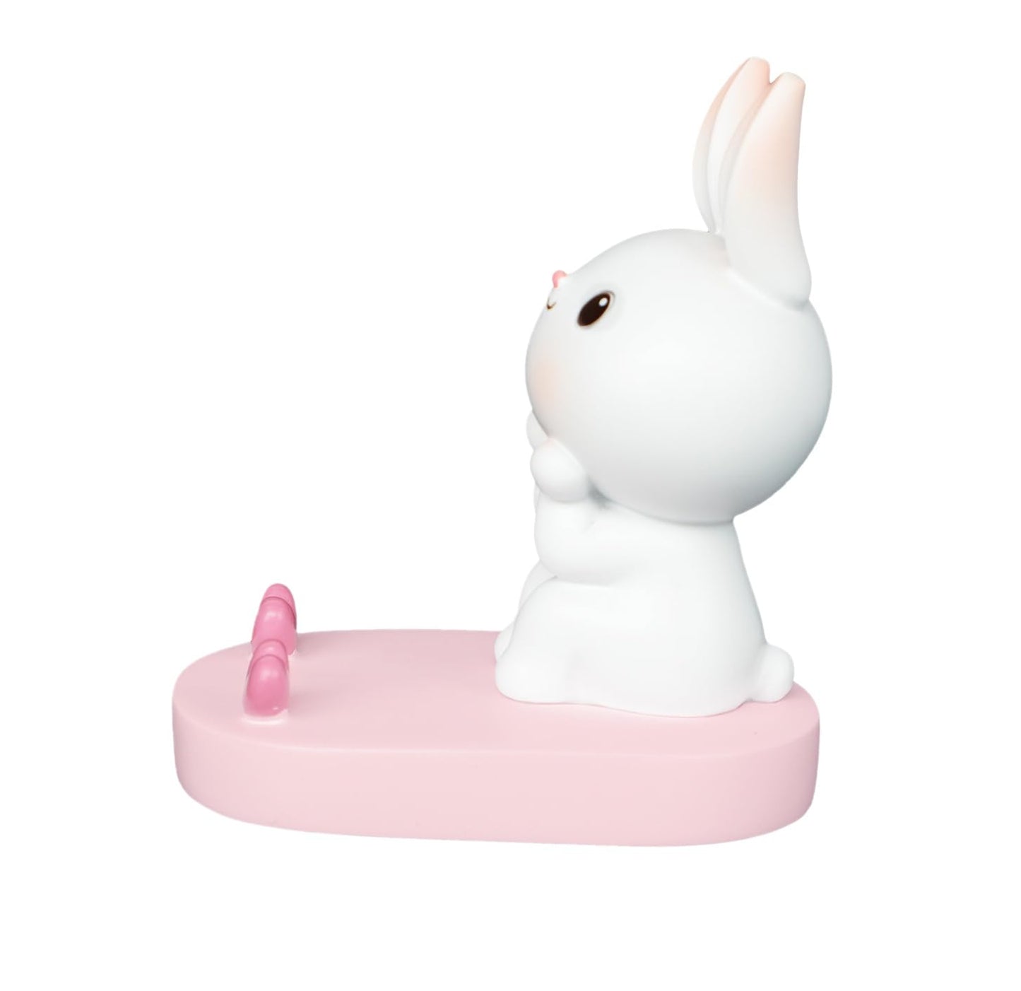 HKSICHENGKEJI Cute Bunny Phone Stand Holder Adorable Rabbit Cell Phone Stand Desk Decoration Ornament Funny Cartoon Animal Mobile Phone Holder Gift for Home Office