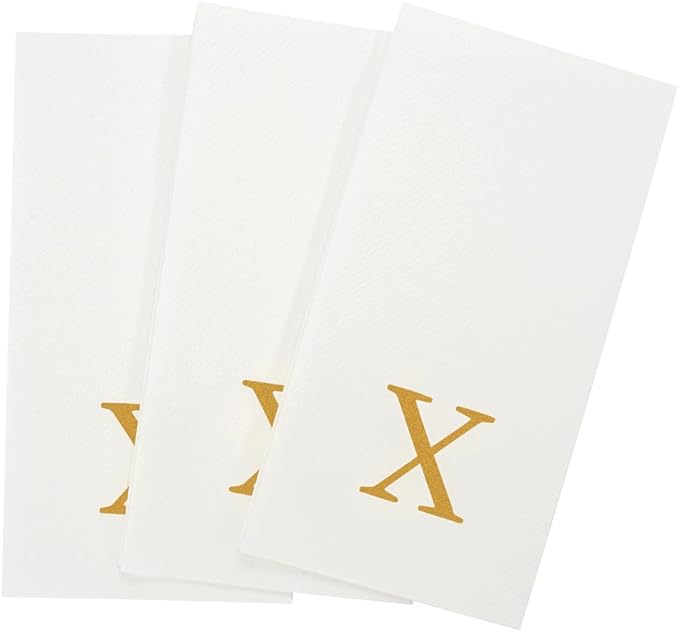 Luxenap 15.8 X 7.9 Inch Linen-Feel Guest Towels, 2000 Lettered Hand Towels