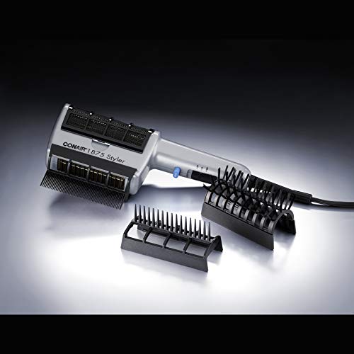 Conair 3-in-1 Styling Hair Dryer, 1875W Hair Dryer with Ionic Technology and 3 Attachments