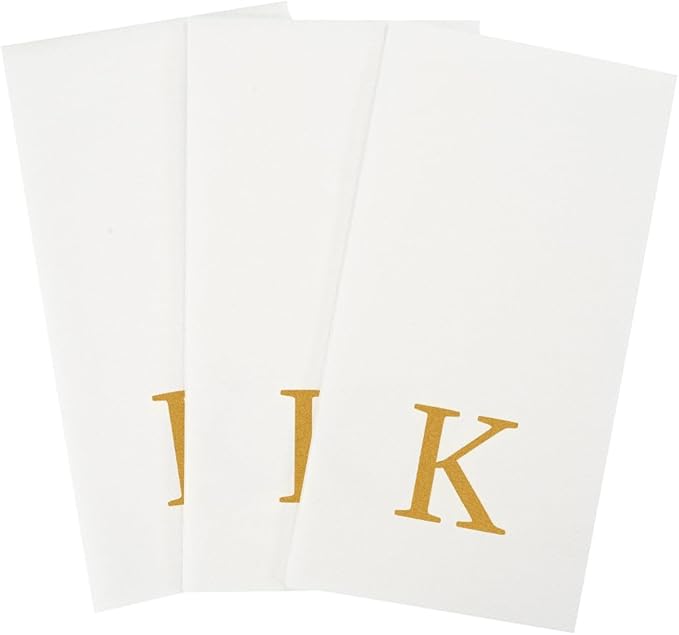 Luxenap 15.8 X 7.9 Inch Linen-Feel Guest Towels, 2000 Lettered Hand Towels