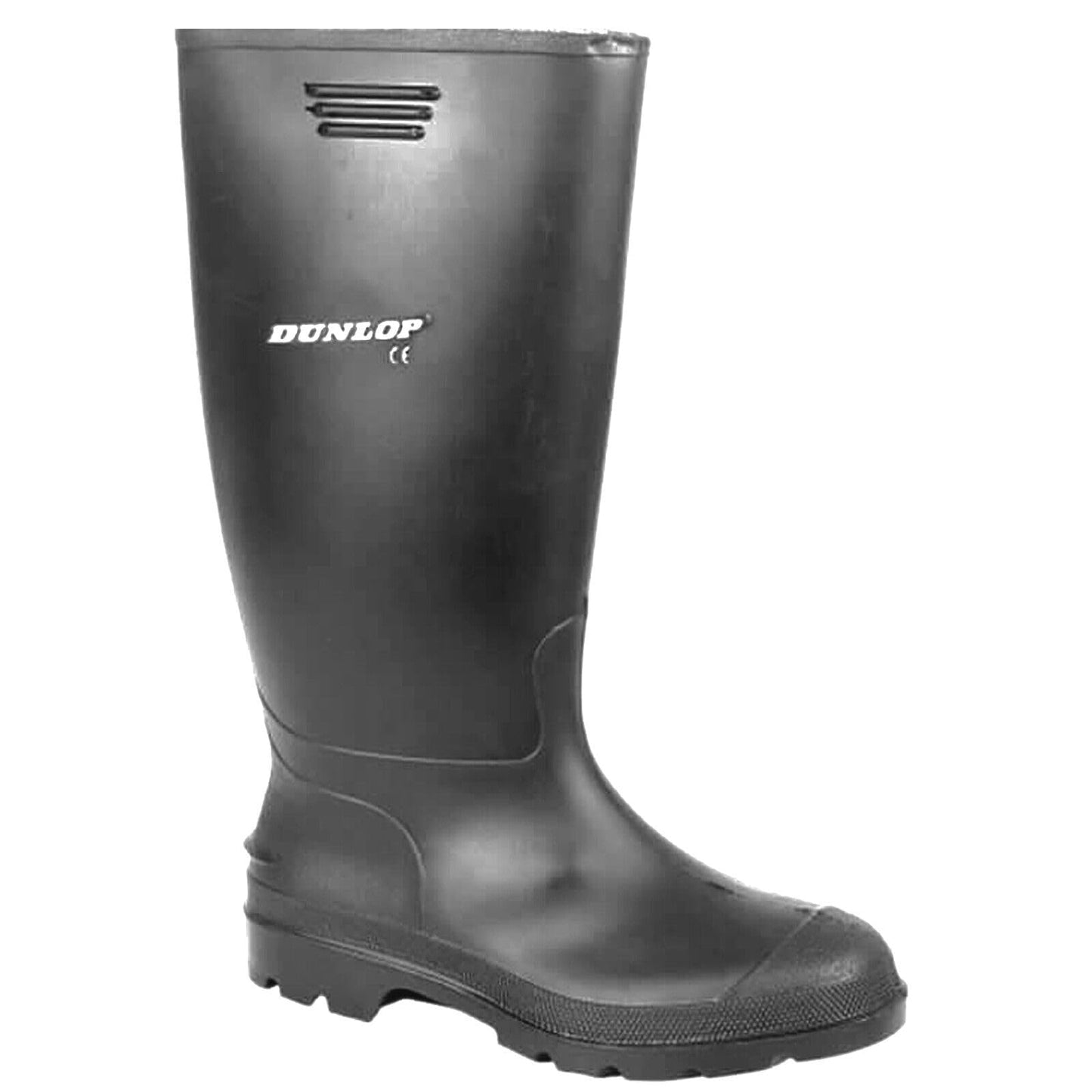Unisex Wellingtons Boots Ladies Women Mens Wellies Fully Waterproof Snow Rain Muck Outdoor Mud Shoes Welly (Black, 7)