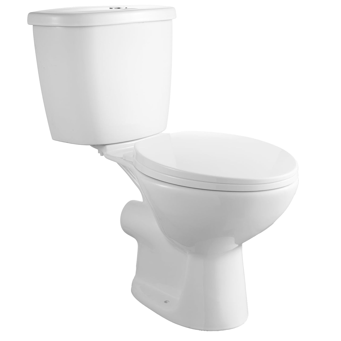 VEVOR Macerating Toilet System with Powerful 500W Macerator Pump, Rear Discharge and Upflush Toilet For Basement, Dual Flush Water Disposal, Macerating Toilet System Kit with 3-Inlet, Space Saving