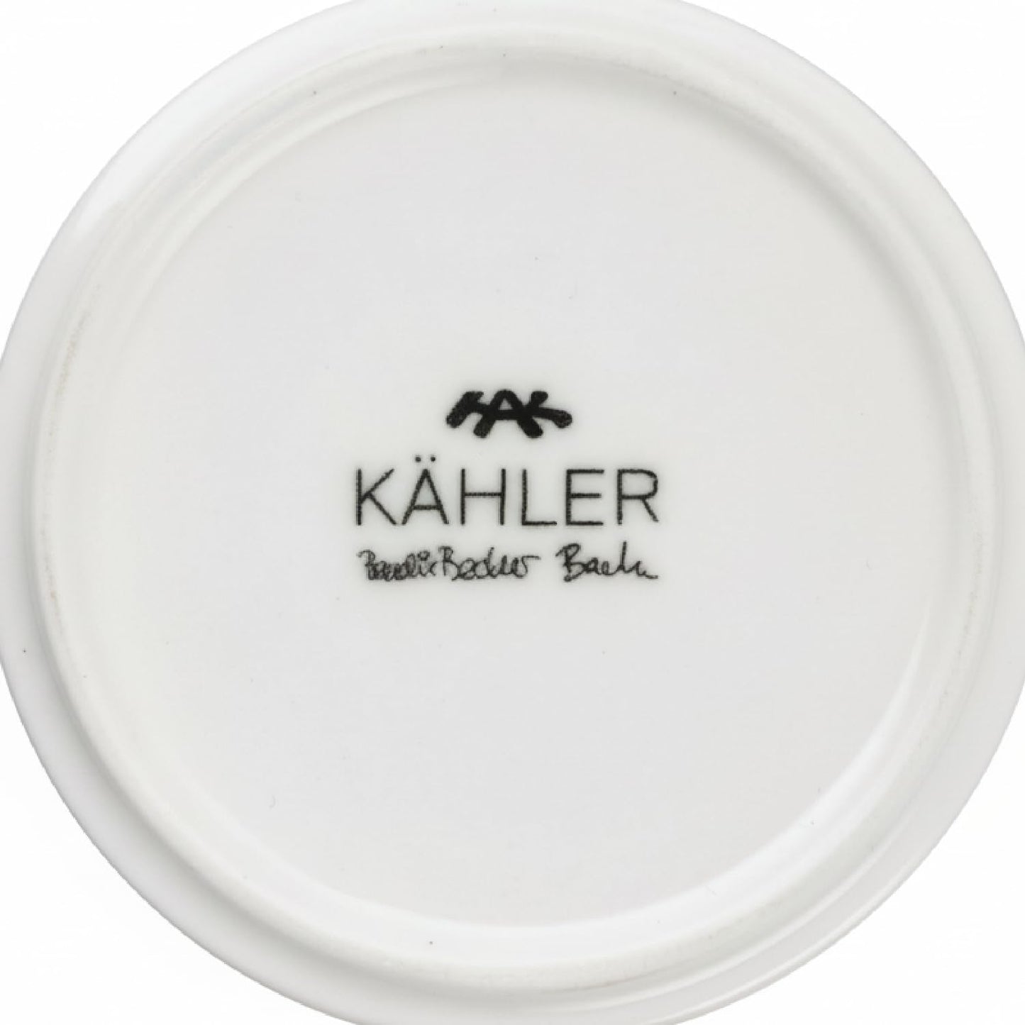 Kahler Nobili Tealight Holder | Snow White Bone China | 10 Inch
