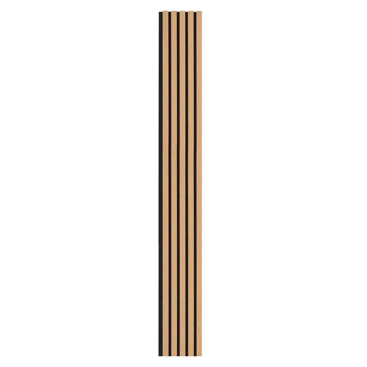 VEVOR Wood Slat Acoustic Panels, 7.9 x 94.5 inch, MDF Accent Wooden Wall Panels for Modern Interior Wall Decor, Faux Wood Wall Board Panels for Noise Reduction, Light Oak