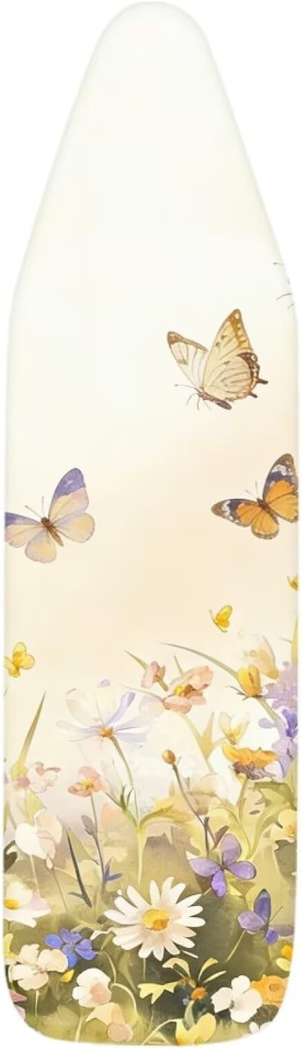 Ironing Board Cover with Elastic Edge Butterfly Standard Size Portable Iron Pad