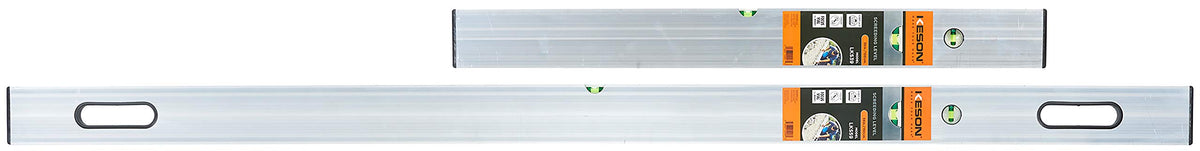 Keson LKS7839 Aluminum Alloy Concrete Screed Level Combination Set with 3 20% Magnified Vials, 39 & 78-Inch, Silver