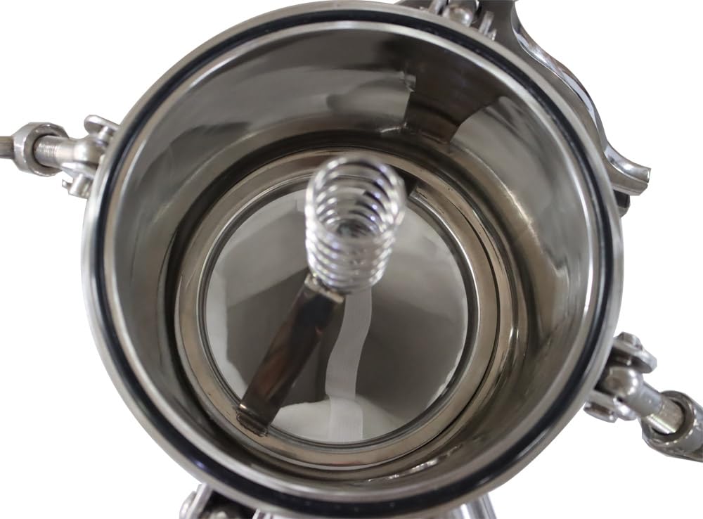 PreAsion #1 Bag Filter Housing 304 Stainless Steel Filter Solid-Liquid Separation Tool 120PSI Industrial Sock Filter 2" Fnpt in/Out Bag Water Filter Purification Equipment