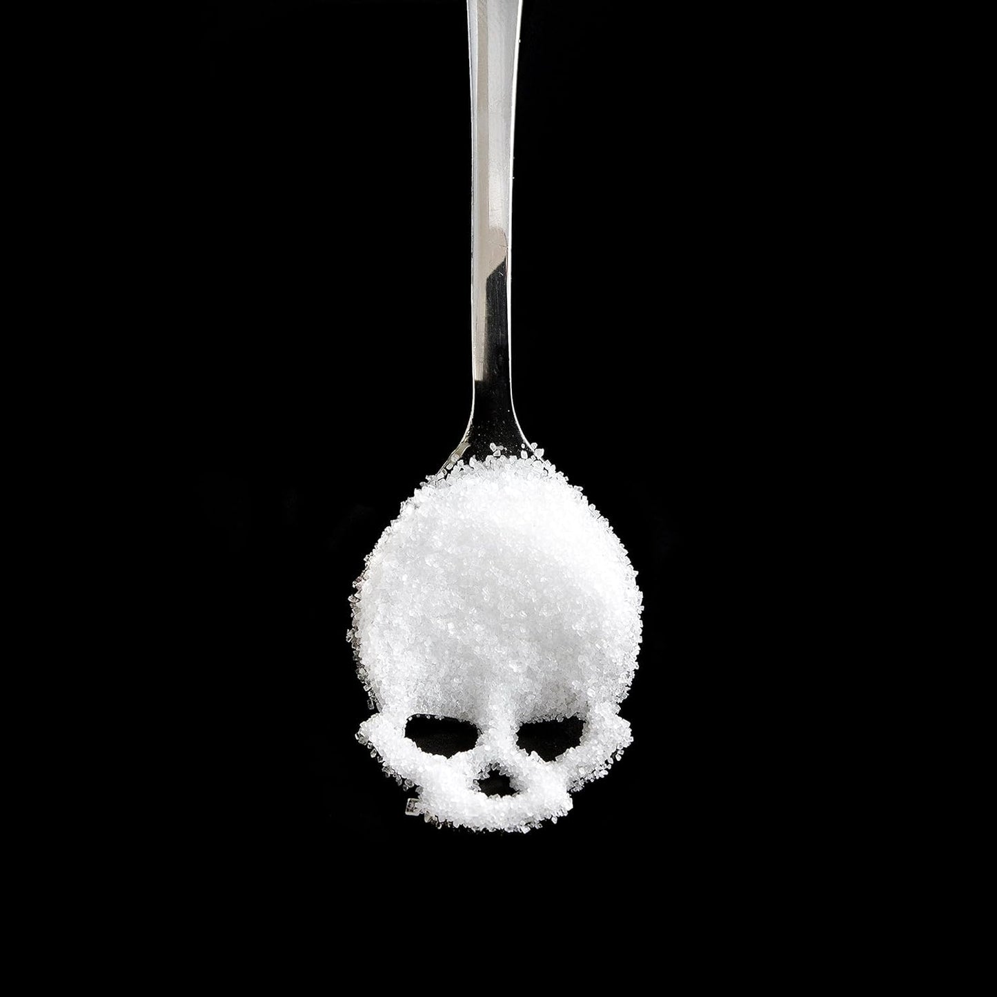 Suck UK Skull Teaspoon - Gothic Home Decor - Goth Gifts - Spooky Home Decor - Gothic Accessories - Sugar Spoon - Halloween Kitchen - Skull Kitchen - Spooky Coffee Slotted Spoon - Halloween Gifts