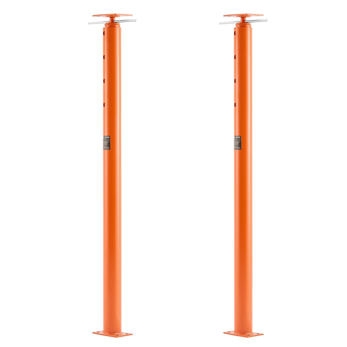 VEVOR House Floor Jacks, 2 Pack 54-150 Inch Height Range, 11200 lbs Max Load Capacity, Adjustable Support Beam Basement Jack Post Pole for Leveling, Lift Steel Telescoping Post for Temporary Support