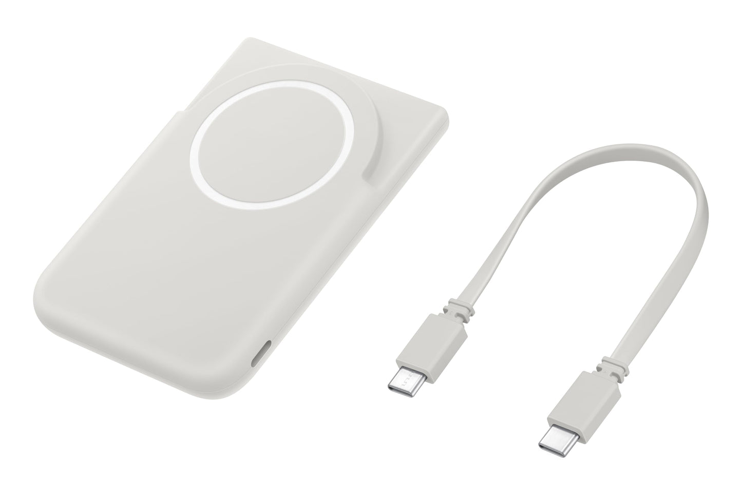 Samsung Galaxy Magnetic Wireless 5,000mAh Battery Pack, Cordless or Wired Super Fast Charging, Built-in Magnets, Sturdy Kickstand