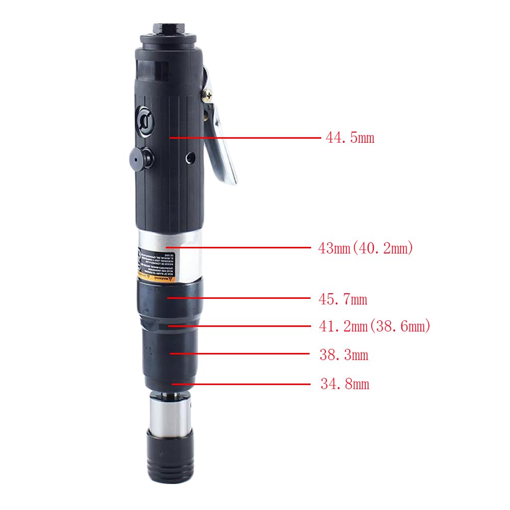 Pneumatic Tapping Machine, DEJUN 360° Multi-directions Pneumatic Air Tapper Drilling Machine Flexible Tapping Arm with 8pcs M3-M12 Collets