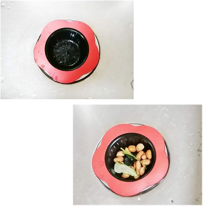 Kitchen Sink Strainer 4 Pack, Pouring strainers,Drain FilterLarge Wide Rim 4.5"