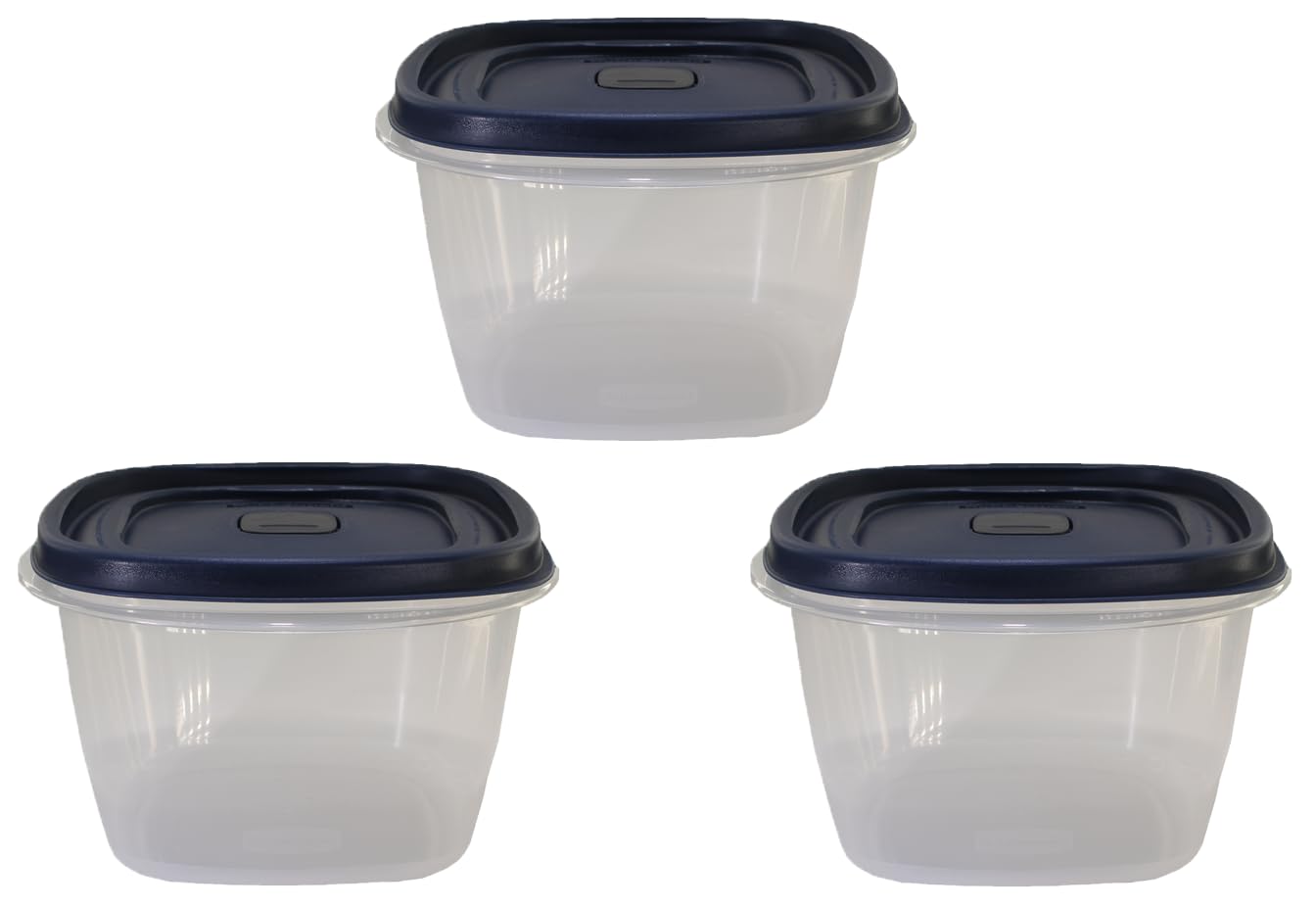 Utensilux Bundle Food Storage Containers 7 Cup Food Storage Containers 7 Peice Set, Teal Easy Find Lids, 3 Containers, 3 Lids Chalk Pen And Chalk Labels