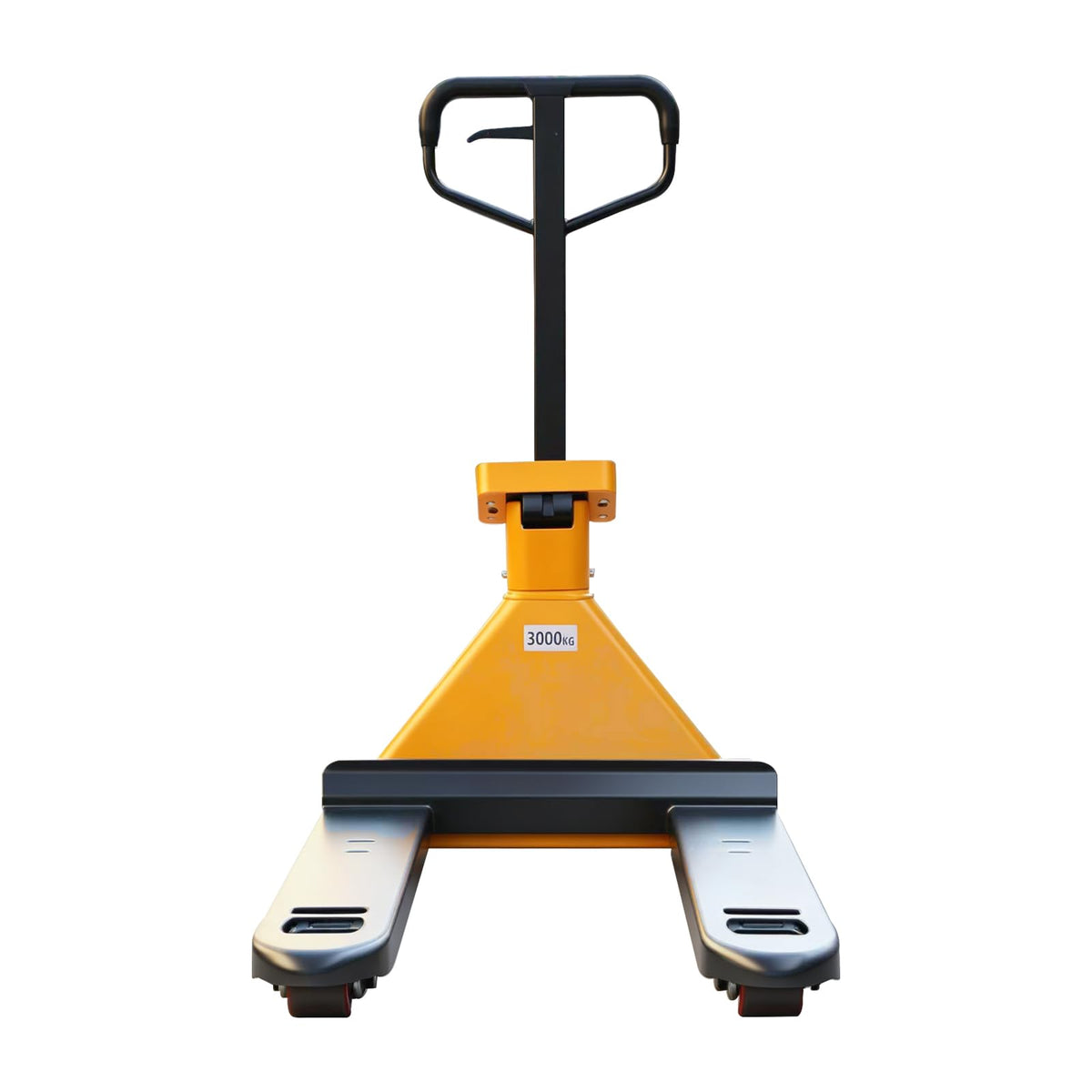 Pallet Jack Scale, 6600 lbs Capacity, 48"x 27" Forks, Lb/Kg Switchable, LCD Display, Manual Hydraulic Pallet Truck w/Electronic Scale for Warehouse, Shipping, Supermarket, Industrial