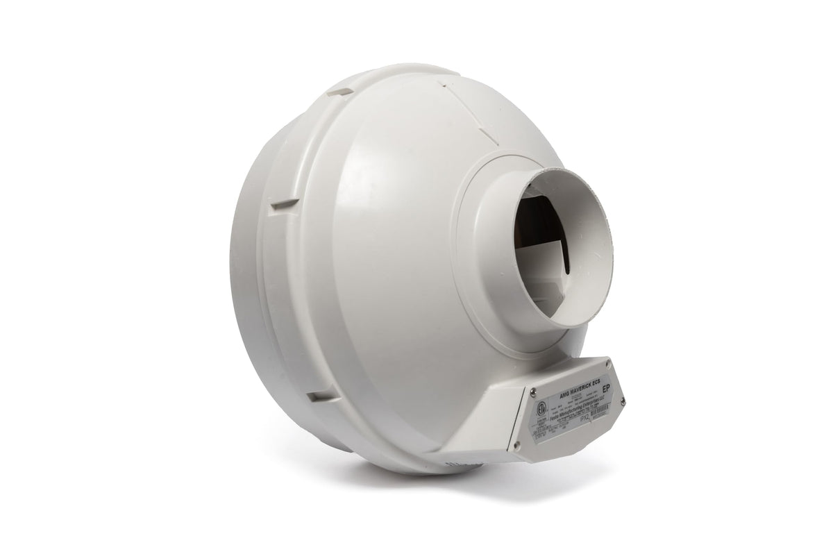 Festa AMG Maverick ECS Radon Fan - 3" Installation Kit - Speed Controllable - Quiet and Energy Efficient Radon Mitigation Inline Fans - Electronically Commutated Motor- High Performance 4" Duct Fan