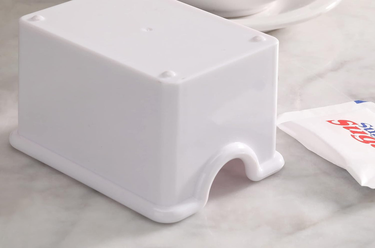 New Star Foodservice 22704 Plastic Sugar Packet Holder, White, Set of 24