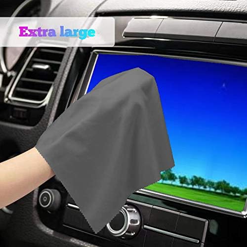20"x20" Extra Large Oversized Microfiber Cleaning Cloth, Lenses on Cameras