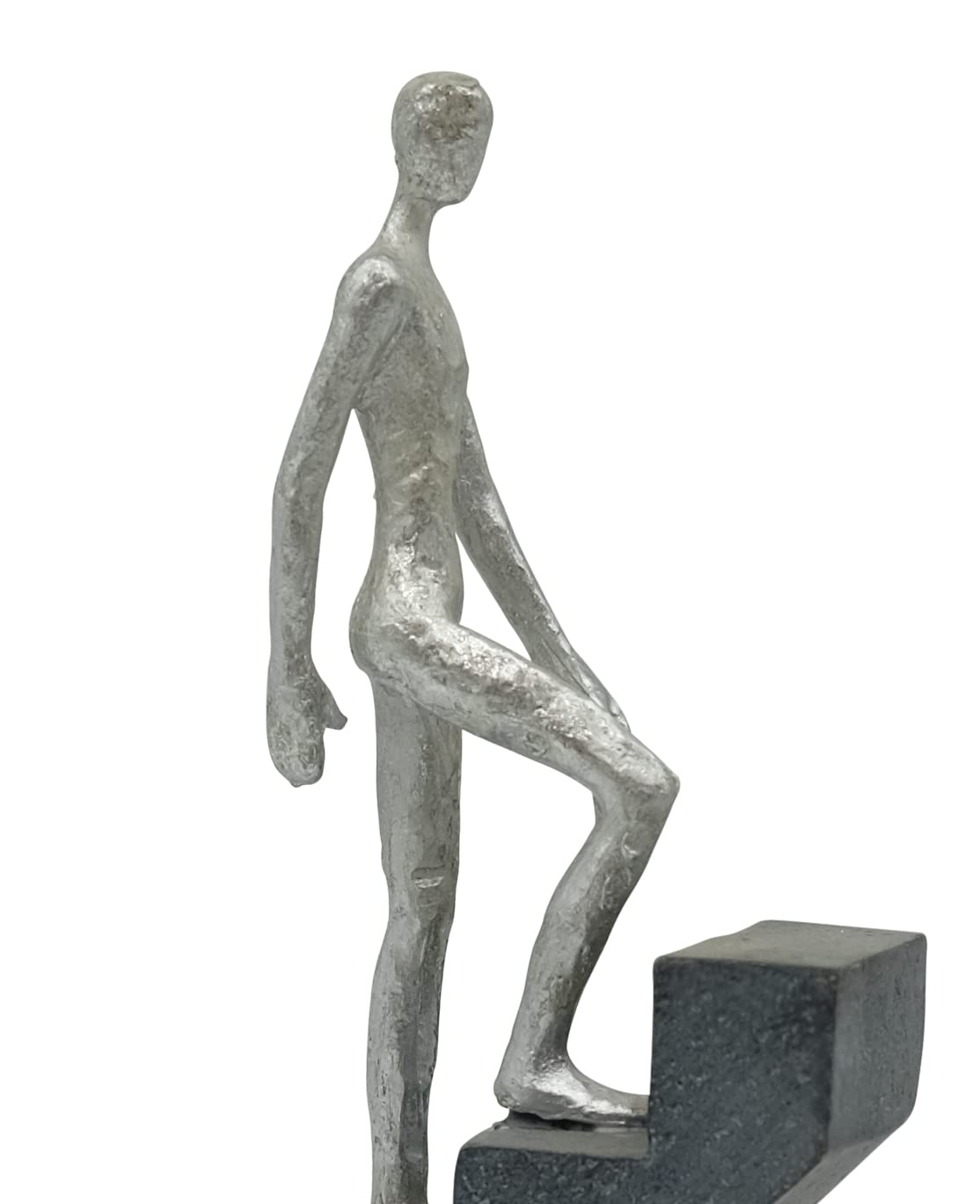 Vaudagio Modern Home Decor 'Top of The Rock' - Abstract Sculpture 11" as Motivation - Desk Decor Figure Made of Marble Resin - Aesthetic Statue for Living Room & Office décor as a Gift