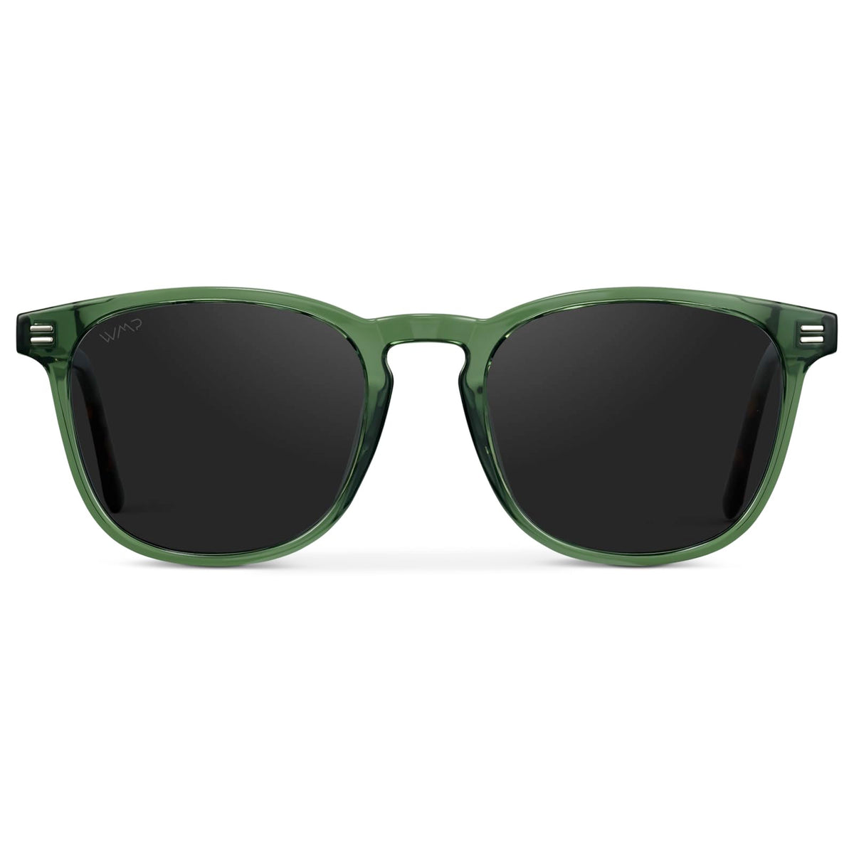 WMP Eyewear - Men's Polarized Modern Rounded Square Sunglasses