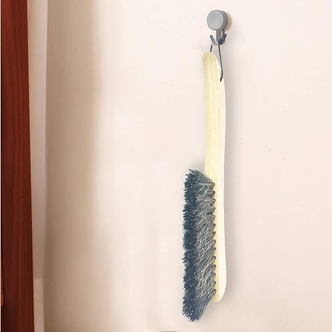 Counter Brush for Furniture Patio Woodworking Drafting Cleaning, Wooden Handle