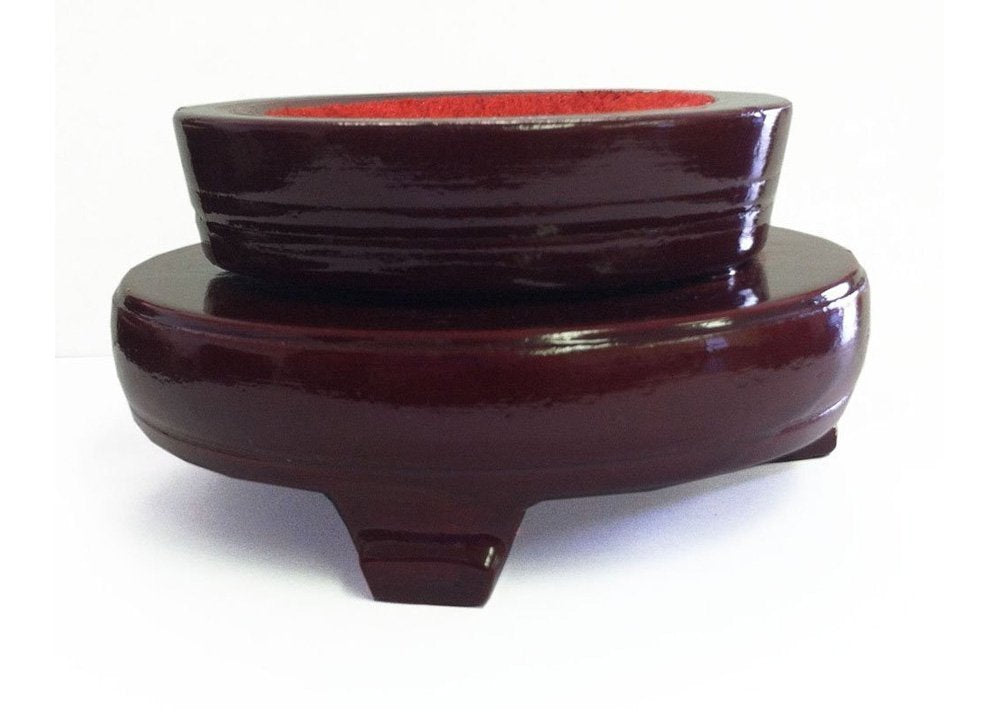 Amlong Crystal Wooden Stand for 6 inch Crystal Ball
