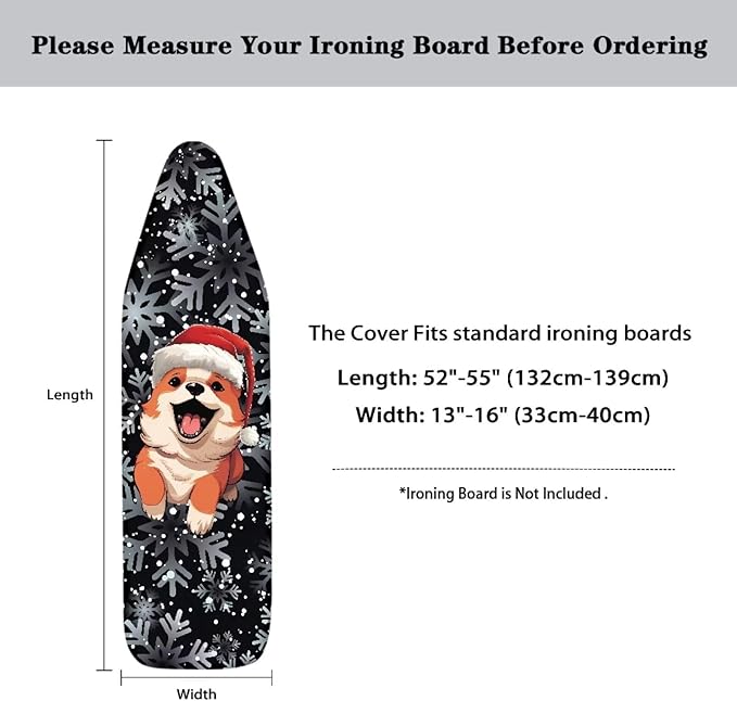 Dog & Snowflake Ironing Covers
