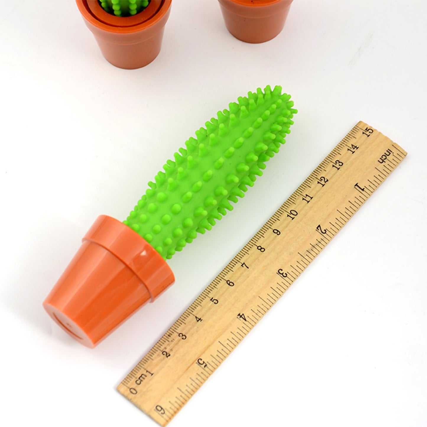 Senroce 3 Pack Cactus Pens, Realistic Plant Pen Artificial Succulent Pot Pens with Cute Novelty Desk Decor And Fun Office Supplies Blue Ink for Coworkers, Friends, Plant Lovers