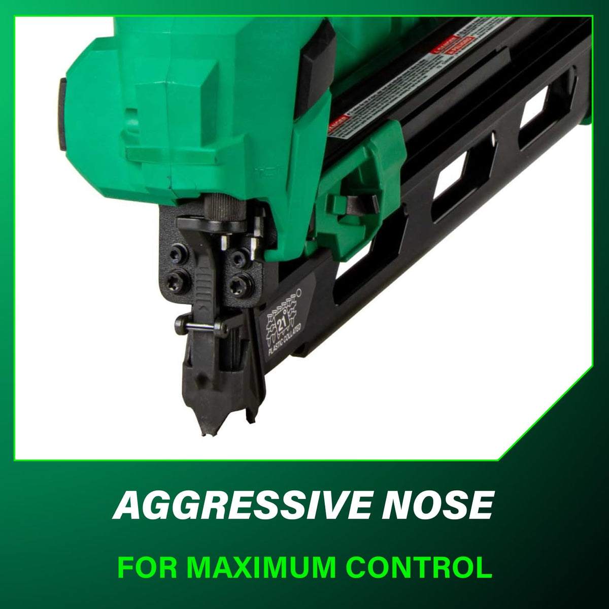 Metabo HPT 18V MultiVolt Cordless 21° Framing Nailer Kit, 3-1/2" Plastic Strip Framing Cordless Nailer, Power Tool with 4.0Ah Lithium Ion Battery, Drives 2" to 3-1/2" Nails, NR1890DRA