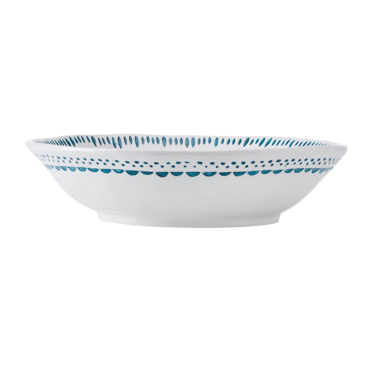 Fitz and Floyd Gracie Serving Bowl, White, 10 Inch