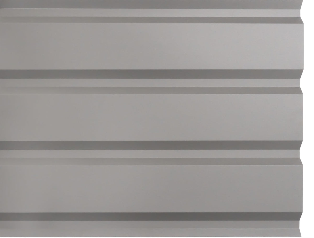Arrow Set of 5 Galvanized Steel Corrugated Metal Panels, 36x28 Ft Roofing and Siding Sheets for DIY Roof or Wall Projects, Made in USA, Eggshell