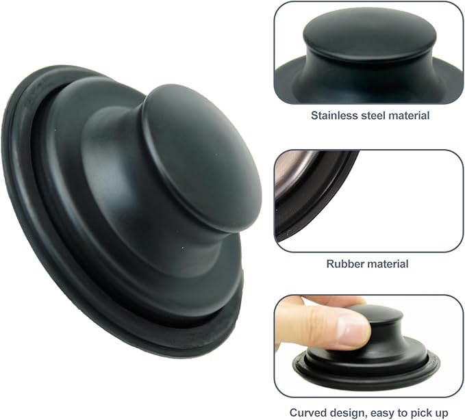 RQYEKDO Kitchen Sink Strainers Sink Stopper Kits, Stainless Steel Sink Drain